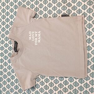 Lenox James Mad Love For My Mama Tee Beige 18 24 Months